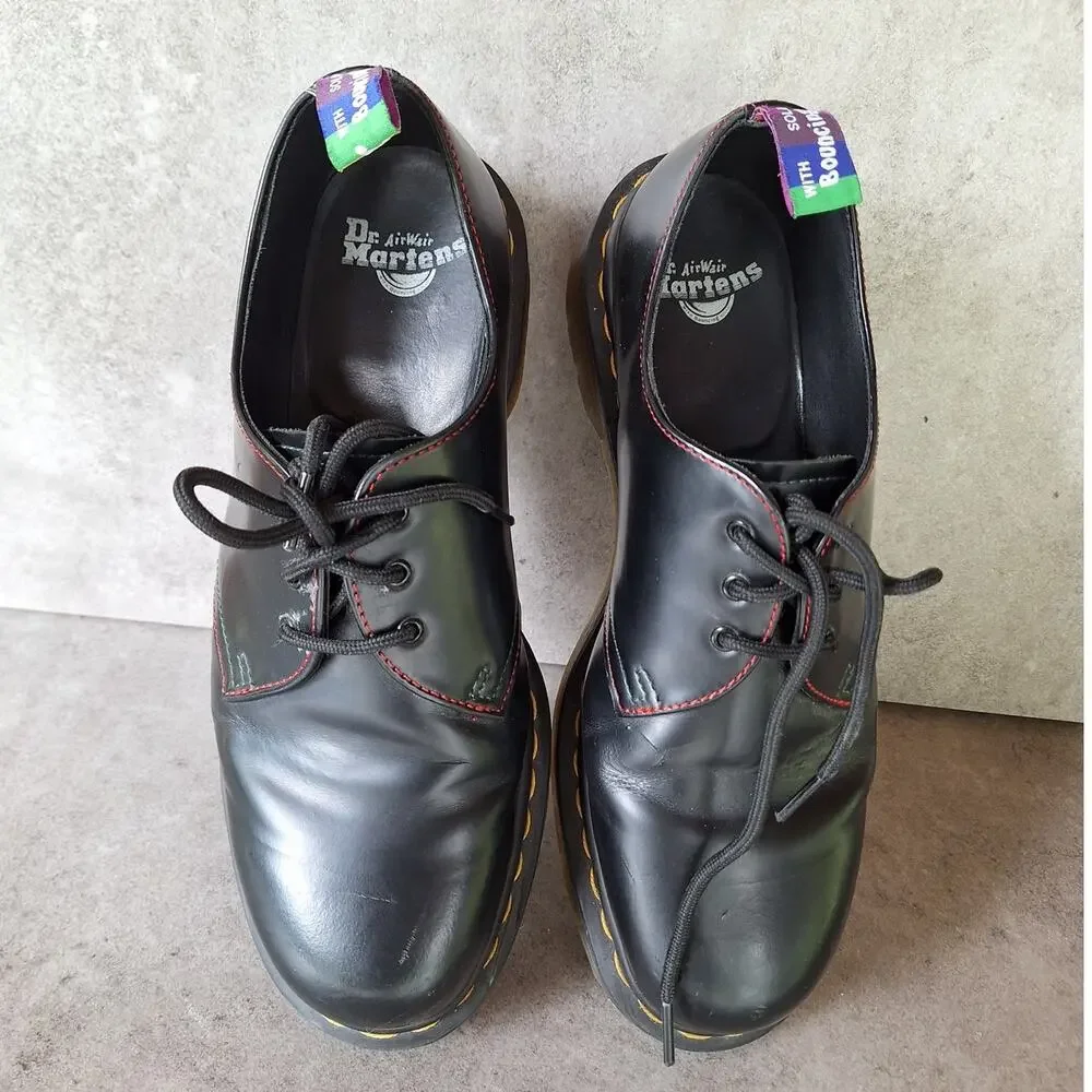 Dr. Martens 1461 for pride smooth leather oxford shoes mens 10 womens 11 rainbow